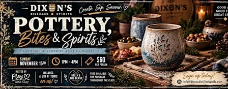 Pottery: Bites & Spirits