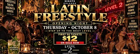 Orlando Latin Freestyle Opening Night at Cuba Libre Level 2