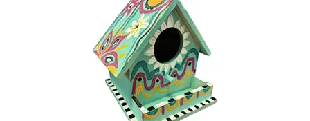 Painting Birdhouses | Brenda Dwyer, instructor