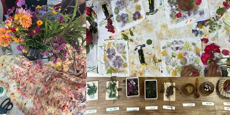 Natural Dye & Botanical Printing Silk Scarf Workshop