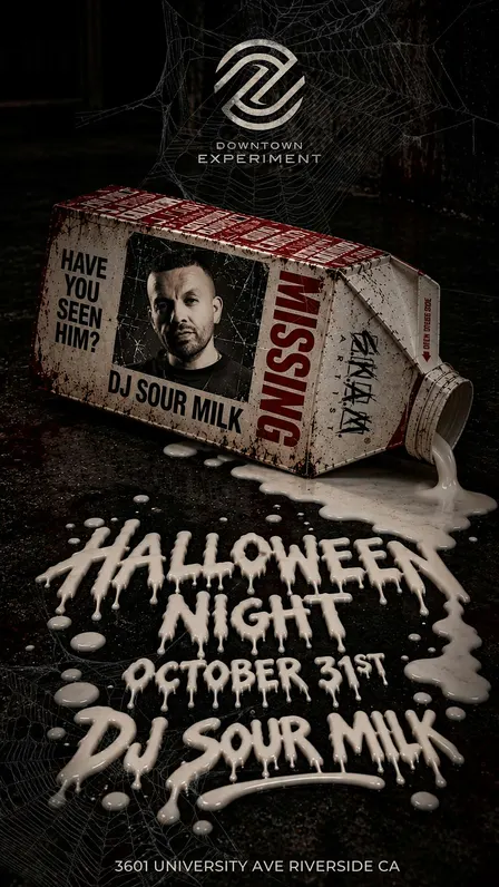 Halloween Night at Downtown Experiment with DJ Sour Milk