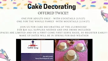 Cake Decorating  21+
