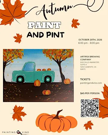 Autumn drive Paint and sip! Halloween fun!