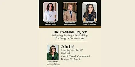 The Profitable Project: Budgeting & Pricing for Design + Construction