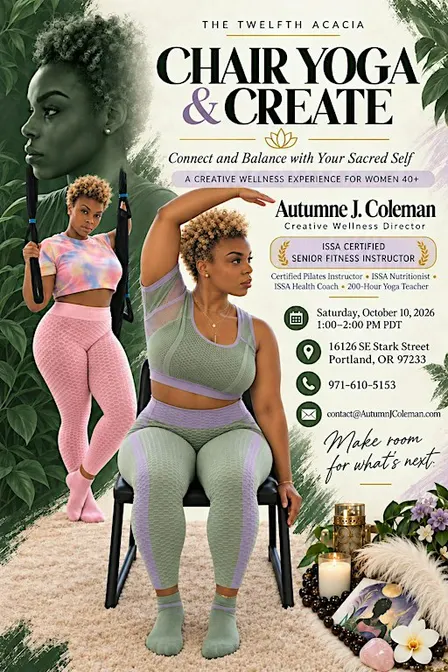 Copy of Chair Yoga & Create: Gentle Movement & Creative Art for Women 40+