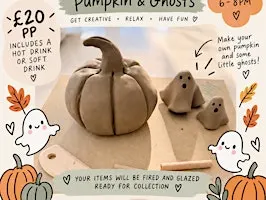 Halloween Ceramic Workshop - Pumpkin & Ghosts