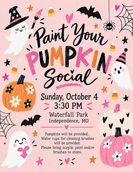 Paint Your Pumpkin Social
