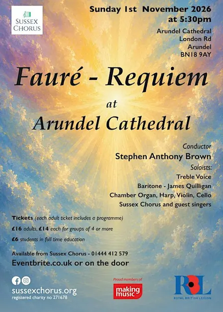 Fauré Requiem at Arundel Cathedral