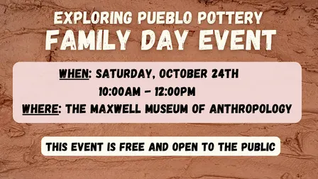 Fall Family Day: Exploring Pueblo Pottery