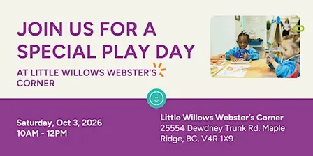 Special Play Day at Little Willows Webster's Corner