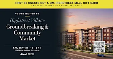 Highstreet Village Groundbreaking & Community Market