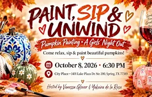 Sip & Paint ( Pumpkin edition) A night Girls Out!