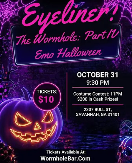 Halloween Emo night with Eyeliner