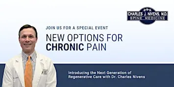 New Options for Chronic Pain with Dr. Charles Nivens & Genesis Regenerative