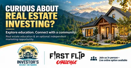 Explore Real Estate Investing: Education, Community & Business Opportunity