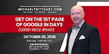 Get on the 1st Page of Google in Days | KW Rockwall, Stewart Title, Tarrant