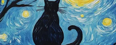 Paint & Sip: "A VanGogh Cat"