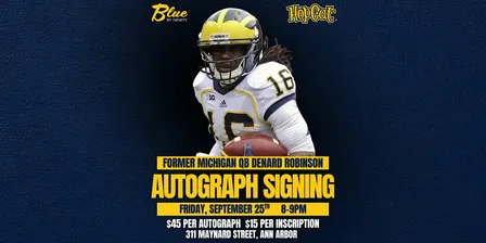 Denard Robinson Autograph Signing