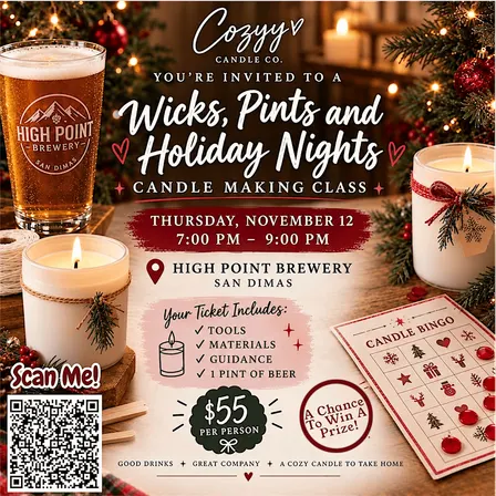 Wicks, Pints, & Holiday Nights