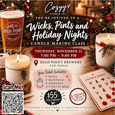 Wicks, Pints, & Holiday Nights