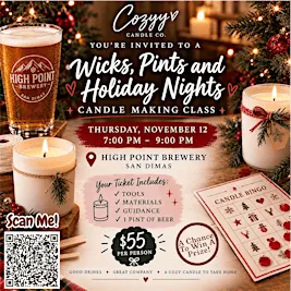 Wicks, Pints, & Holiday Nights
