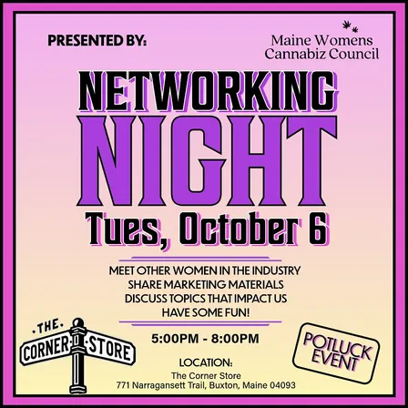 Maine Women's Cannabiz Council's October Networking Night