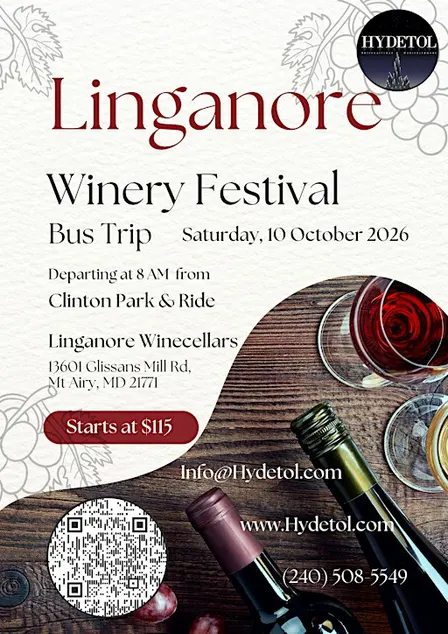 Linganore Winery Sweet Escape Bus Trip 2026