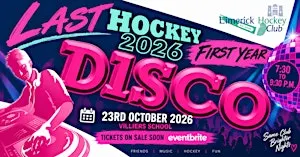 Final 1st year hockey disco