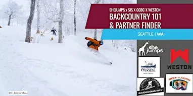 SheJumps x SIS x CCBC x Weston | Backcountry 101 + Partner Finder | WA