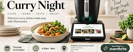 Curry Night  with  Thermomix –  Glenrothes -Fife