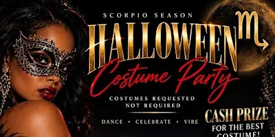 Scorpio birthday bash and Halloween costume contest