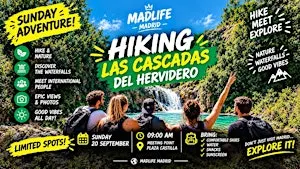 Let´s go Hiking + SWIM "Las Cascadas del Hervidero"