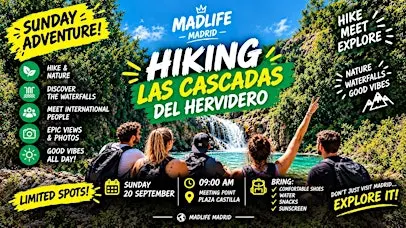 Let´s go Hiking + SWIM "Las Cascadas del Hervidero"