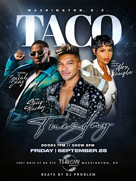 Taco Tuesday in WASHINGTON, DC - Stevie Mackey & Friends
