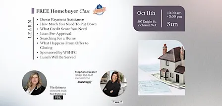 Free Homebuyer Class - WSHFC Sponsored - October 11th, 2026