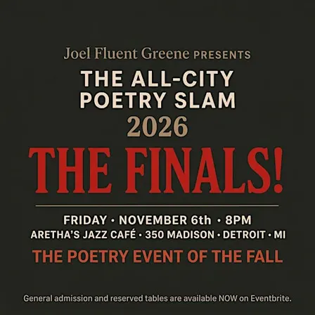 THE ALL-CITY POETRY SLAM 2026: THE FINALS!