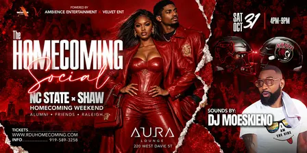 The Homecoming Social: NC State & Shaw Homecoming Weekend