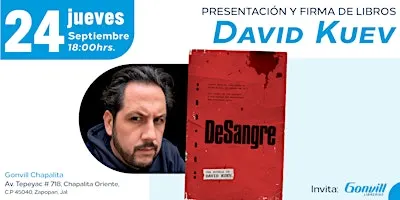 Presentación y firma de Desangre, de David Kuev.