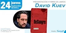 Presentación y firma de Desangre, de David Kuev.