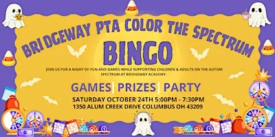 Bridgeway PTA Color the Spectrum BINGO