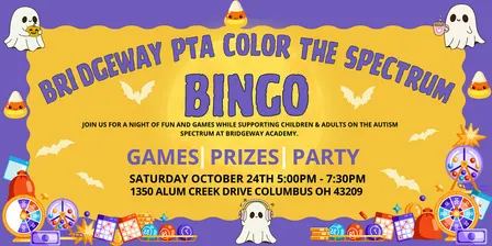 Bridgeway PTA Color the Spectrum BINGO