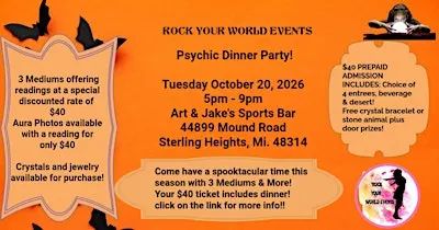 Psychic Dinner Party with the Mediums!