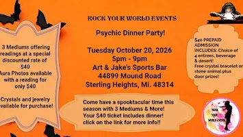 Psychic Dinner Party with the Mediums!
