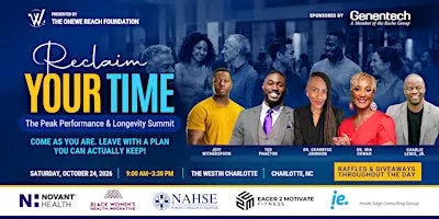 Reclaim Your Time: The Peak Performance & Longevity Summit