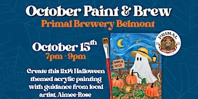 October Paint & Brew @ Primal Brewery Belmont