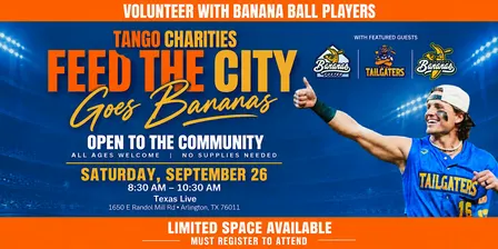 VOLUNTEER! Feed The City Goes Bananas!