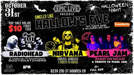 Smells Like Hollows Eve: Nirvana, Pearl Jam & Radiohead Tributes