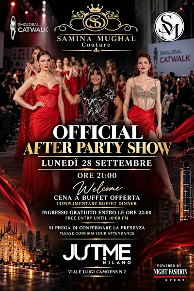 MILAN | Fashion Week - AFTER PARTY | SMGlobal Catwalk