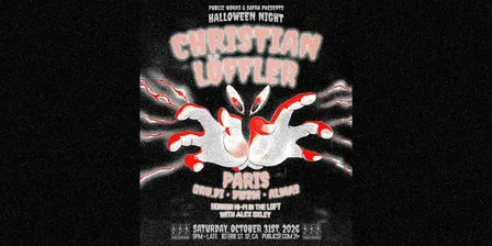Christian Löffler >< Halloween Night >< presented by Public Works & Safra
