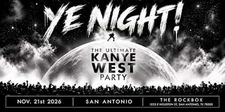 YE NIGHT! THE ULTIMATE KANYE WEST PARTY